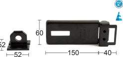 Abus 125, klasse 2 leddhasp