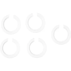 Adapterring lampeskjerm E27 til E14 hvit, 5-pakning