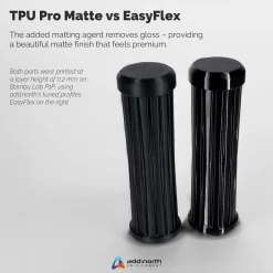 Addnorth TPU Pro Matte 95A Filament svart 1,75 mm, 1 kg