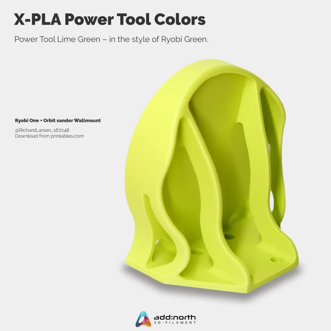 Addnorth X-PLA Filament Power Tool 1,75 mm, 750 gram