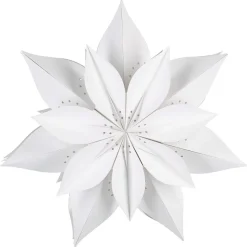 Adventsstjerne papir 50 cm hvit, Northlight