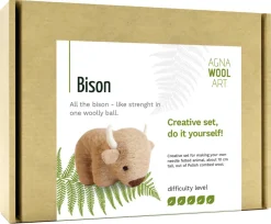Agna Wool Art Kit ullfilting, bison, 10 cm
