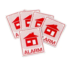 Alarmklistremerker 5x4 cm, 5-pk