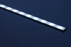 Aluminiumsprofil til LED-list, med frostet lokk, 1 meter
