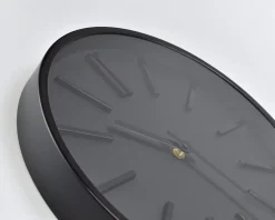 Analog veggklokke med lydløst urverk, 35 cm