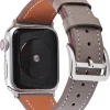 Anmiki Apple Watch klokkereim 38, 40 og 41 mm, skinnimitasjon