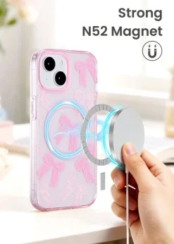 Anmiki Bow mobildeksel for iPhone 17e/16e/15/14/13