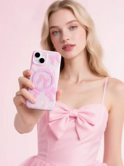 Anmiki Bow mobildeksel for iPhone 17e/16e/15/14/13