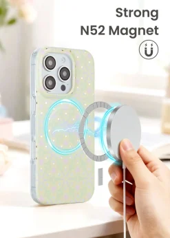 Anmiki Dots mobildeksel for iPhone 17e/16e/15/14/13