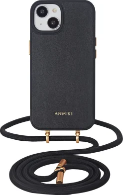 Anmiki mobildeksel med skulderreim til iPhone 13 og 14