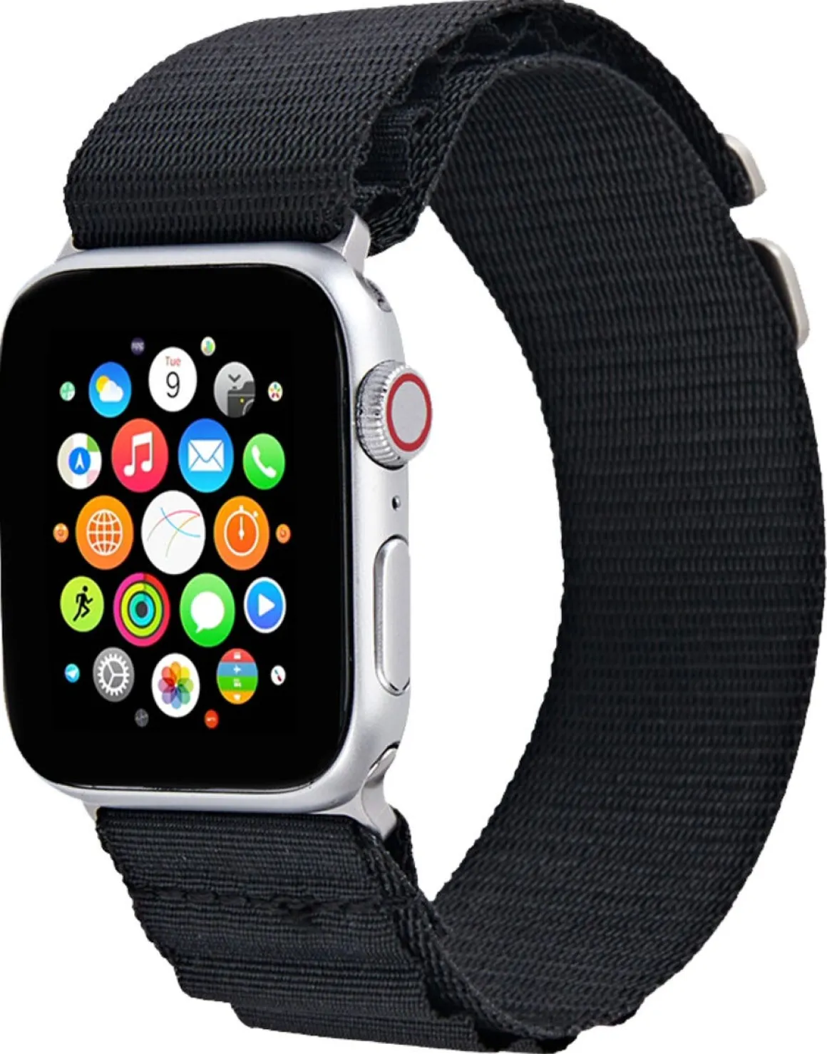Anmiki Nylon Apple Watch klokkereim, 38, 40, 41 mm