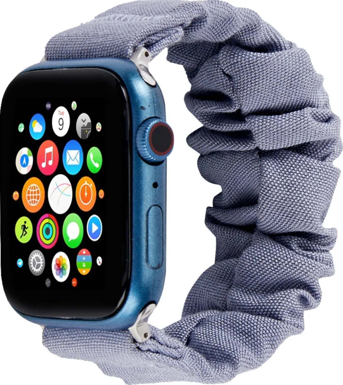 Anmiki Satin Apple Watch scrunchie klokkereim 38, 40, 41 mm