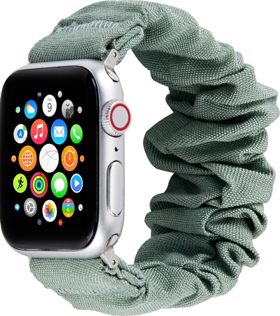 Anmiki Satin Apple Watch scrunchie klokkereim 38, 40, 41 mm