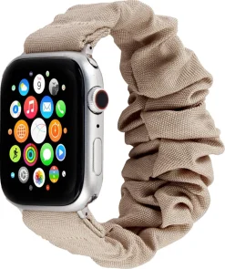 Anmiki Satin Apple Watch scrunchie klokkereim 38, 40, 41 mm