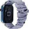 Anmiki Satin Apple Watch scrunchie klokkereim, 42, 44, 45, 46, 49 mm