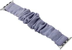 Anmiki Satin Apple Watch scrunchie klokkereim, 42, 44, 45, 46, 49 mm