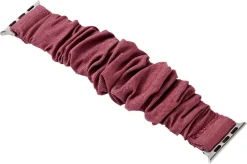 Anmiki Satin Apple Watch scrunchie klokkereim, 42, 44, 45, 46, 49 mm