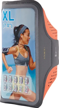 Anmiki sportsarmbånd for iPhone 12-17, Samsung Galaxy