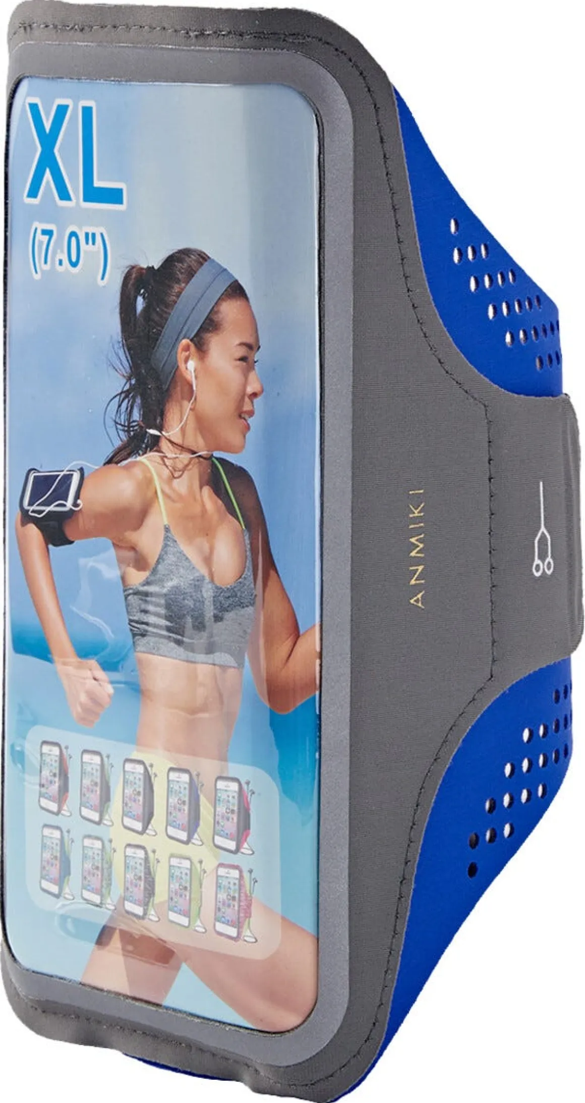 Anmiki sportsarmbånd for iPhone 12-17, Samsung Galaxy