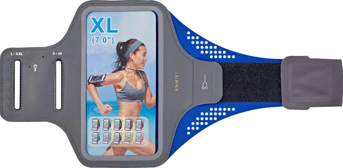 Anmiki sportsarmbånd for iPhone 12-17, Samsung Galaxy