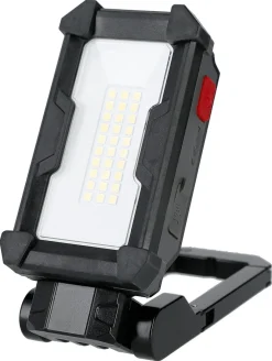 Arbeidslampe LED oppladbar med batteri 500 lm, utendørs