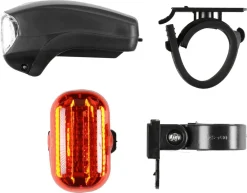Asaklitt sykkellykt LED fram / bak