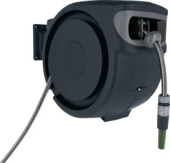 Automatisk slangetrommel til vegg, svingbar, 25 meter