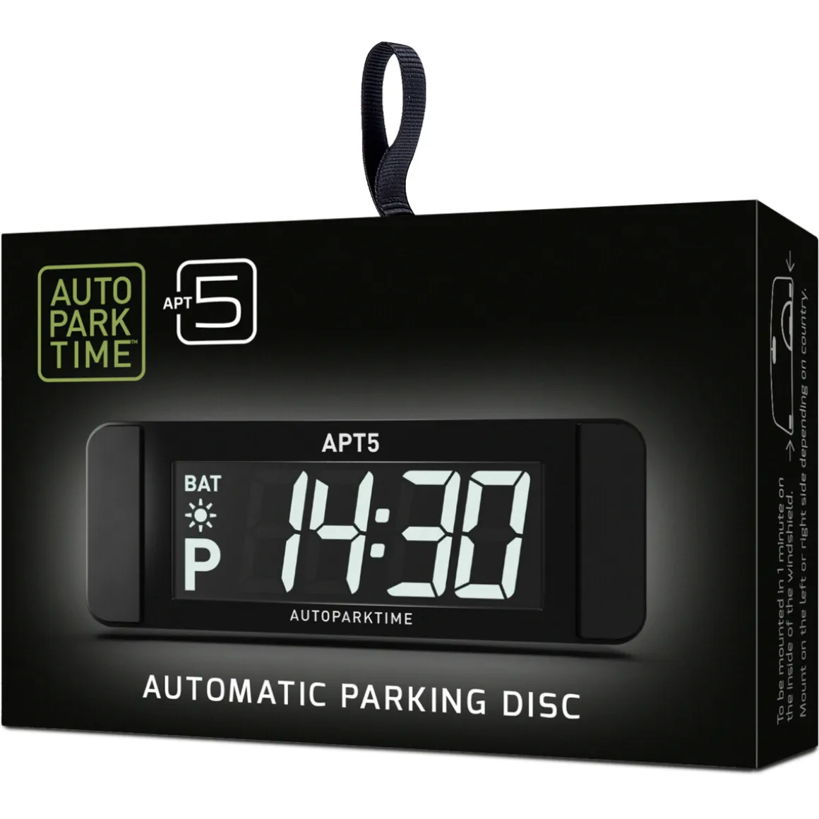 AutoParkTime automatisk parkeringsskive APT5, digital