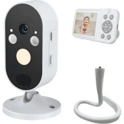 Babymonitor med kamera, trådløs