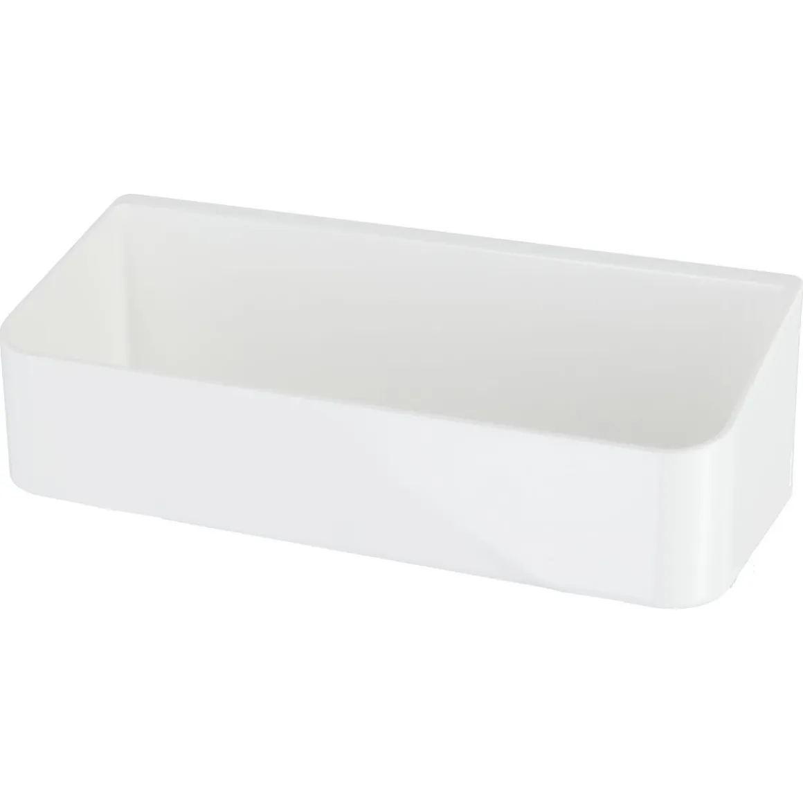 Baderomshylle selvklebende 24 x 9,5 x 7,6 cm, hvit