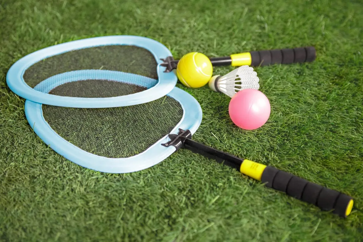 Badminton for barn