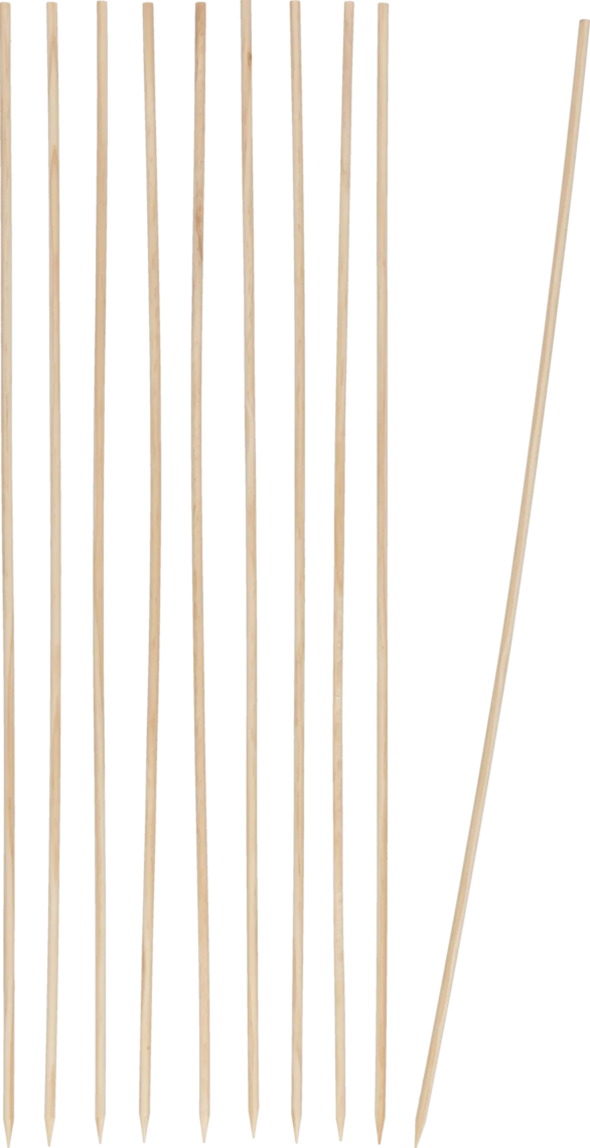 Bambuspinner 60 cm, 10-pakning