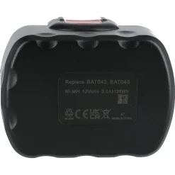 Batteri til Bosch elektroverktøy, 12 V 3Ah NiMH