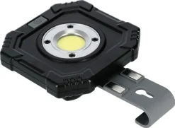 Batteridrevet LED-arbeidslampe med magnet og krok