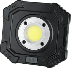 Batteridrevet LED-arbeidslampe med magnet og krok
