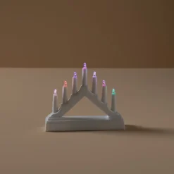Batteridrevet adventsstake til bil, RGB