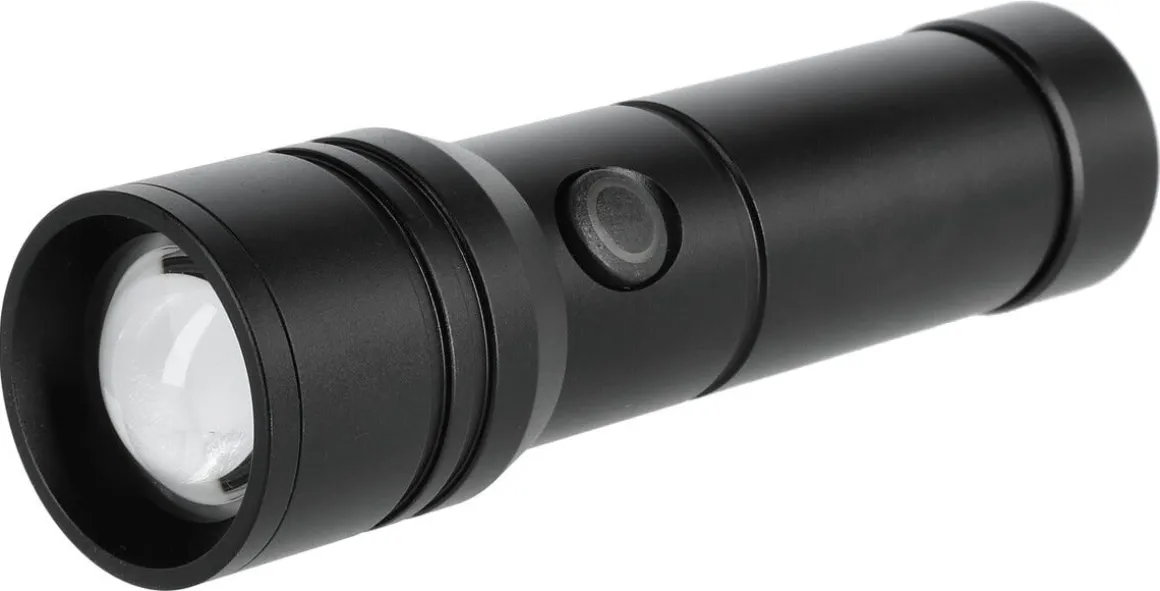 Batteridrevet lommelykt LED, 200 lumen, Asaklitt