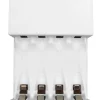 Batterilader med 4 x HR03-batterier
