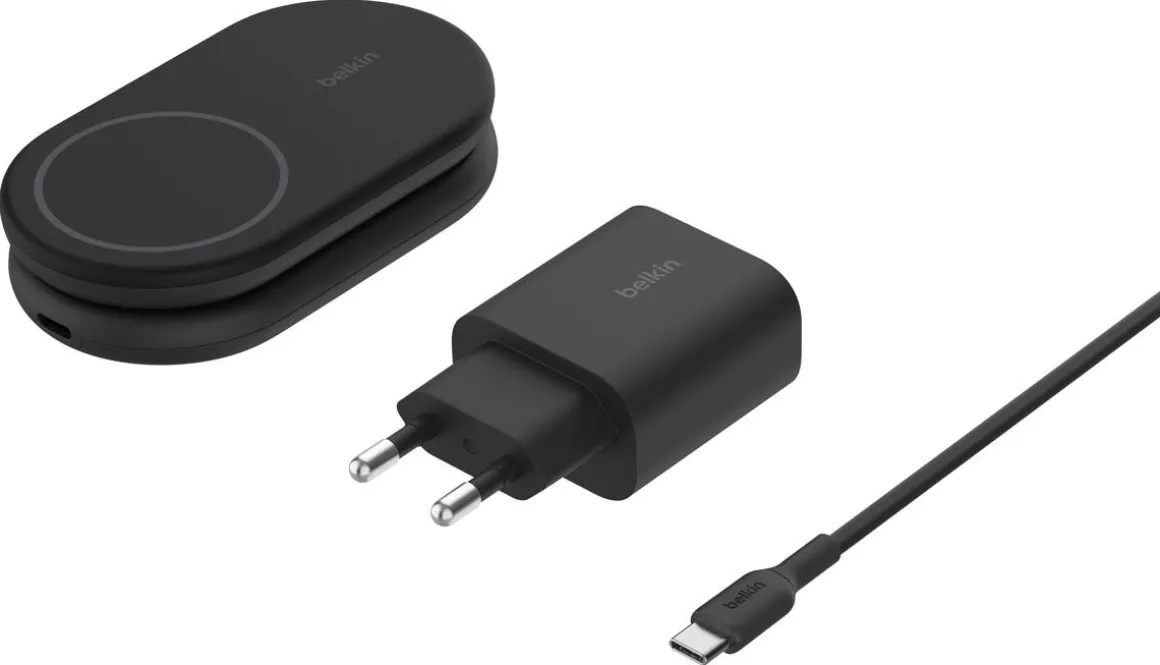 Belkin BoostCharge 2-i-1 ladestasjon, WIZ028vf