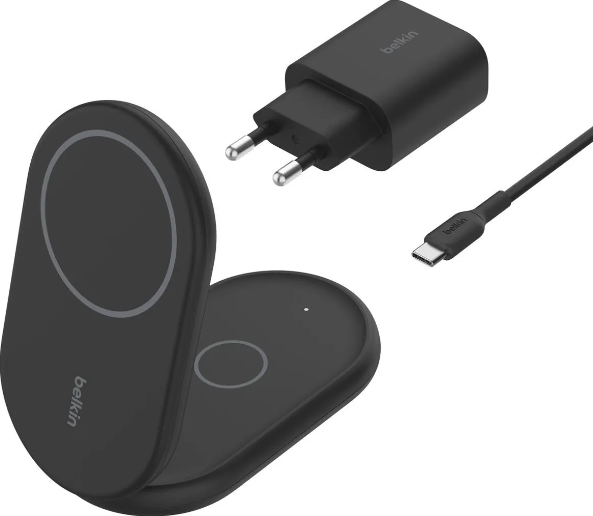 Belkin BoostCharge 2-i-1 ladestasjon, WIZ028vf