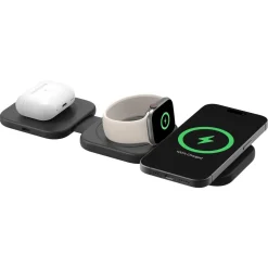 Belkin BoostCharge Pro 3-i-1 trådløs reiselader Qi2, 15 W