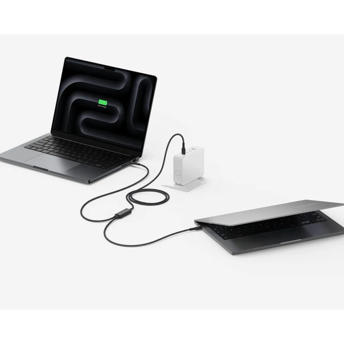 Belkin BoostCharge Pro USB-C, 2 x USB-C-kabel 140 W, 1,5 m