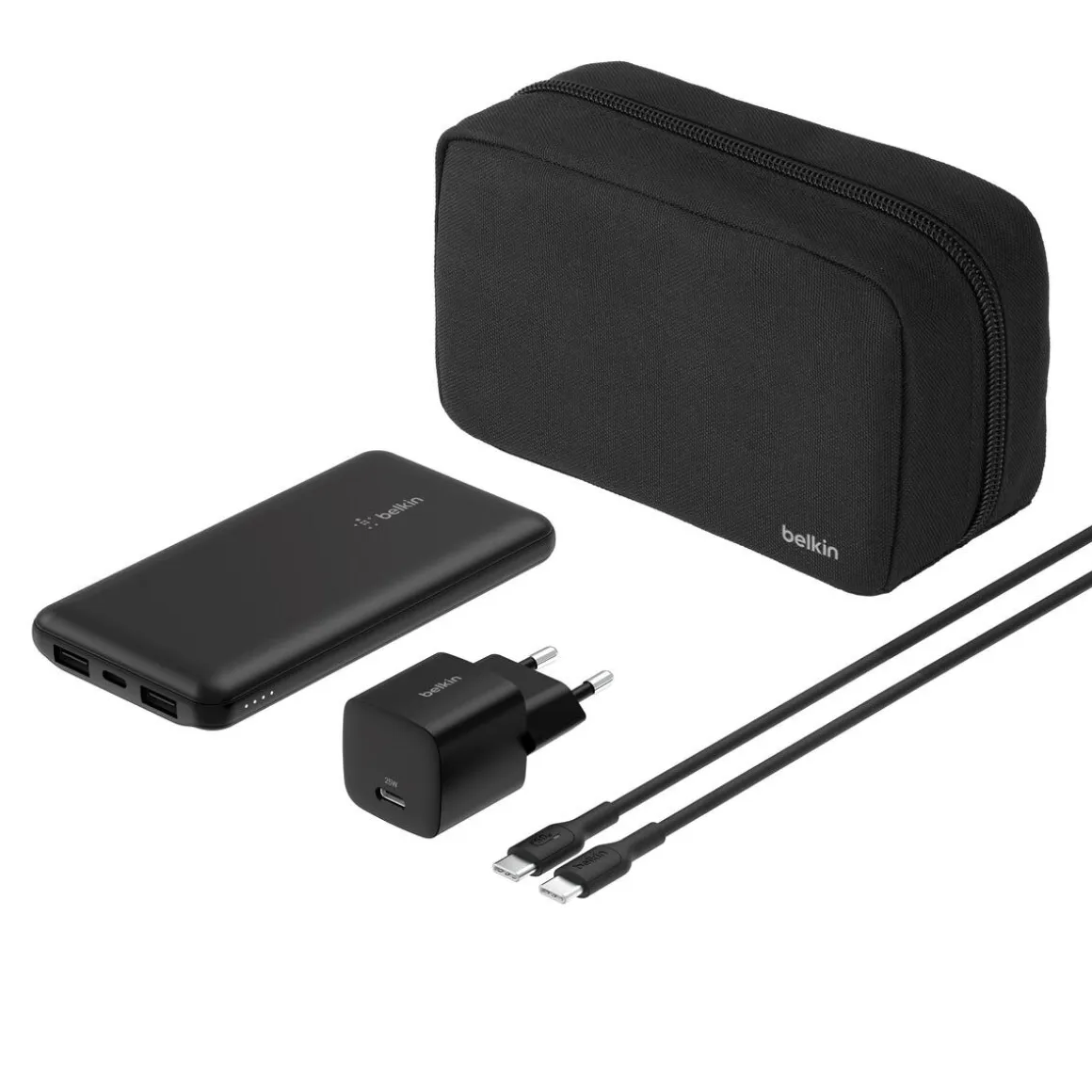 Belkin BoostCharge USB-C-lader og powerbank, BU041kqBK