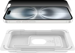 Belkin InvisiGlass Privacy skjermbeskytter iPhone 16 / 15 / 14 Pro