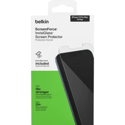 Belkin Recycled InvisiGlass iPhone 13 Pro Max og 14 Plus skjermbeskytter