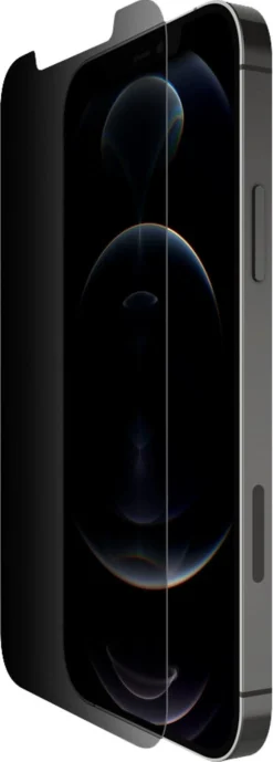 Belkin Tempered Glass Privacy Anti-Microbial, skjermbeskytter for iPhone 12 Pro Max