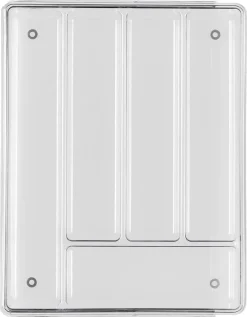 Bestikkskuff plast justerbar, 29–50 x 36,5 x 5,5 cm