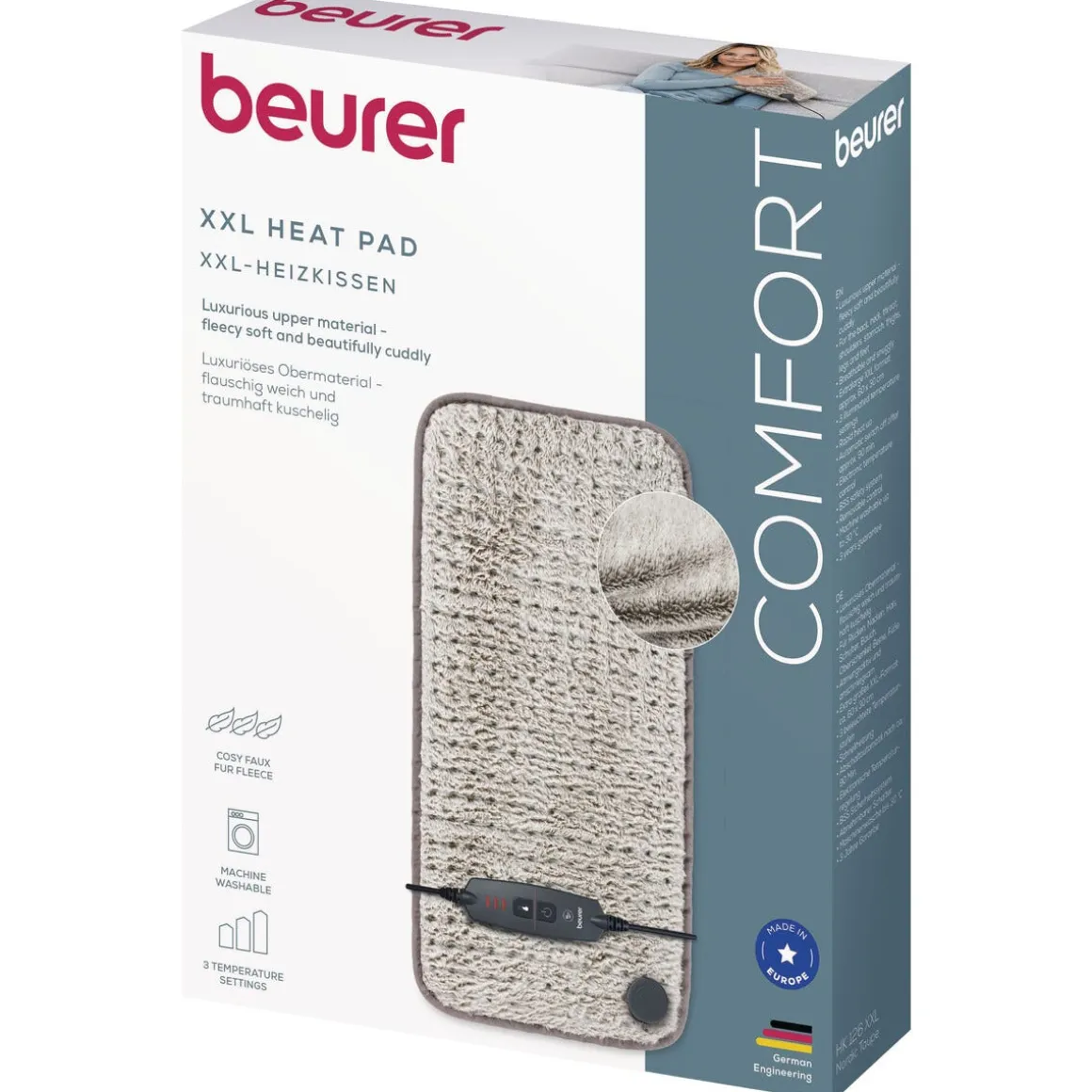 Beurer HK 126 XXL Nordic varmepute, 60 x 30 cm