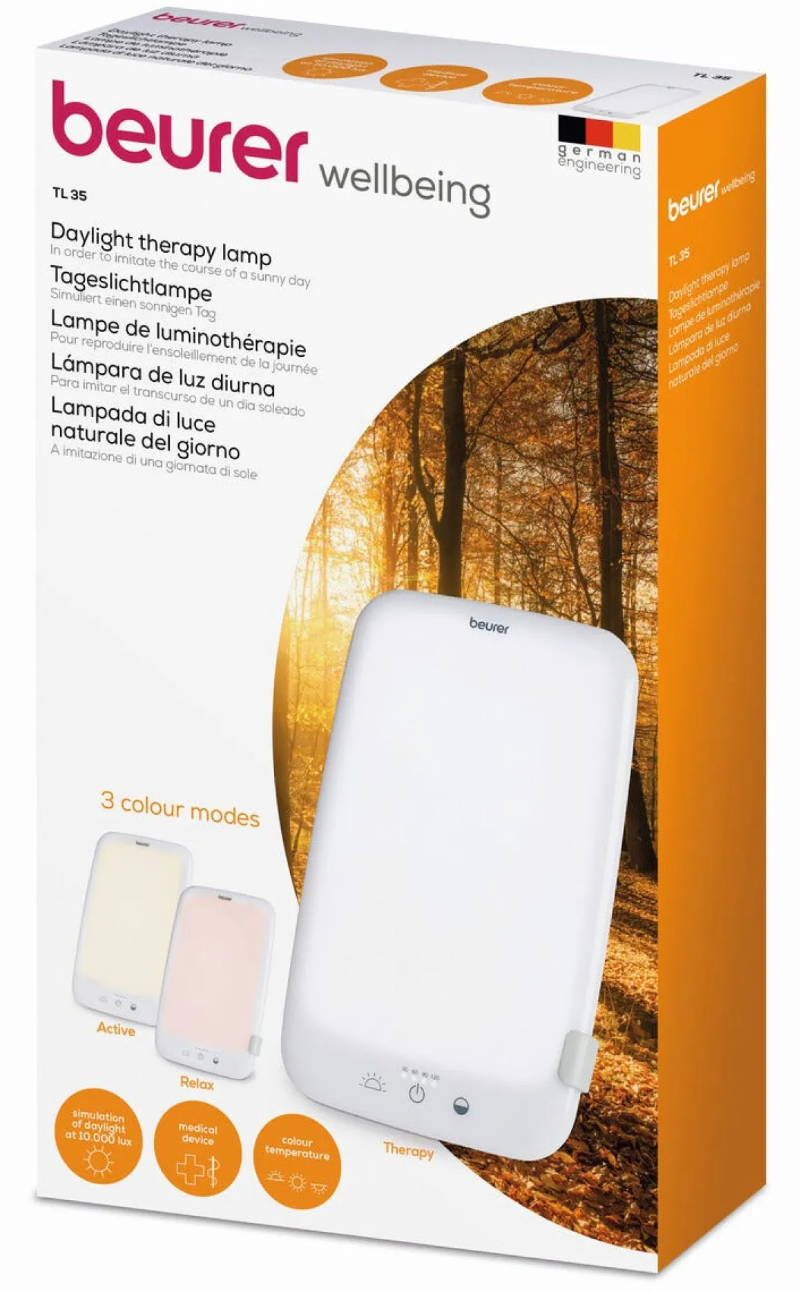 Beurer TL 35 lysterapilampe med timer