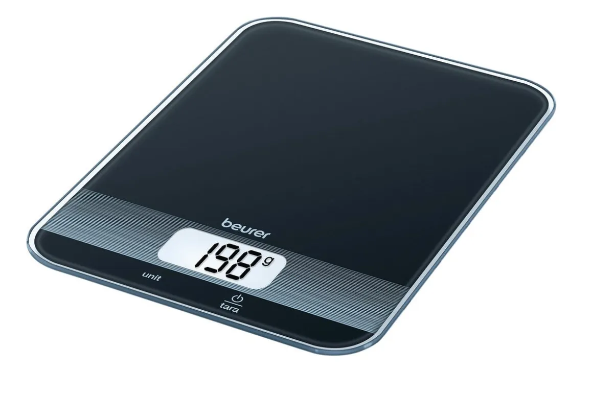 Beurer KS 19 digital kjøkkenvekt med glassplate, opptil 5 kg